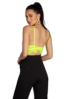 More Glow Lace Bustier