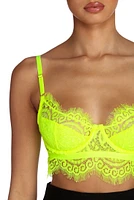 More Glow Lace Bustier