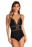 All Lines On You Lace Bodysuit