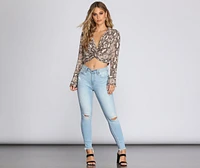 Of The Moment Crop Top