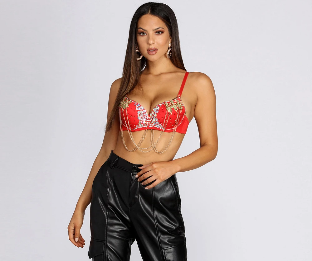 Ravishing Ringleader Chain Bra