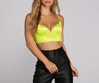 Up A Notch Front Bustier