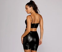 Up A Notch Front Bustier