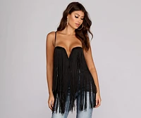 Flow With The Fringe Bodysuit
