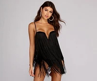 Flow With The Fringe Bodysuit