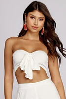 Go With Flow Smocked Top