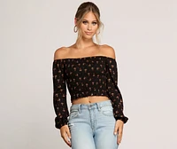 Cutie Floral Smocked Top