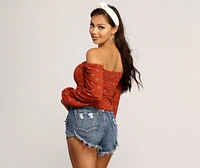 Cutie Floral Smocked Top