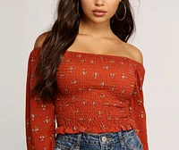 Cutie Floral Smocked Top