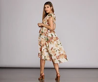 On The Lanai Floral Duster