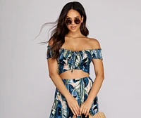 Tropic Vibes Crop Top