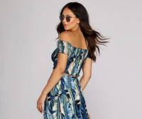 Tropic Vibes Crop Top