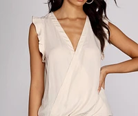 Feel The Breeze Surplice Top