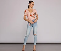 Radiant Peplum Top