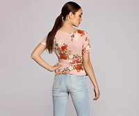 Radiant Peplum Top