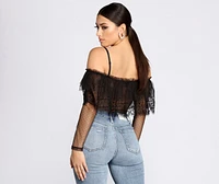 Chic Sheer Lace Bodysuit