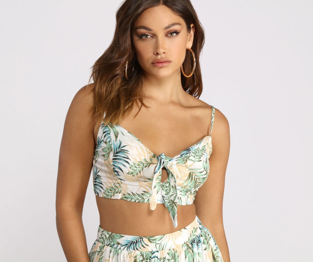 gauze crop top