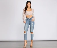 Flowy Floral Crop Top