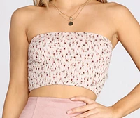 Such A Doll Ditsy Floral Tube Top