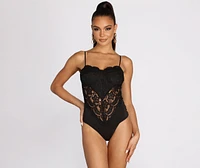 Lace Beauty Bustier Bodysuit