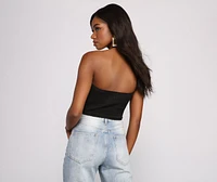 The Classic Cropped Corset Top
