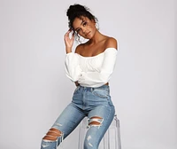 Chic Trends Cropped Corset Top