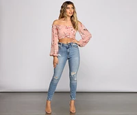 Effortless Style Floral Crop Top