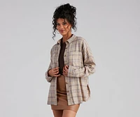 Button Up Fab Flannel Top