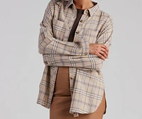 Button Up Fab Flannel Top