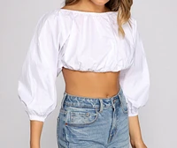 Effortless And Chic Crop Top