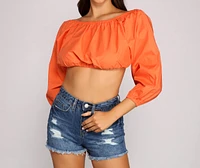 Effortless And Chic Crop Top