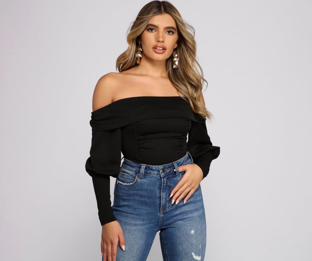 Off The Shoulder Corset Top