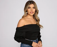Chic Beauty Off-The-Shoulder Corset Top