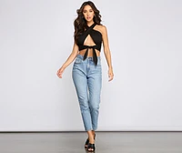 Night Out Mood Crop Top