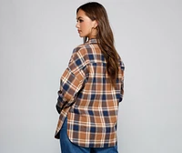Button Up Fab Flannel Top