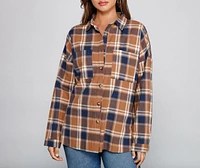Button Up Fab Flannel Top