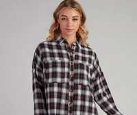 Button Up Fab Flannel Top