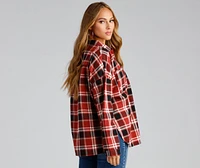 Button Up Fab Flannel Top