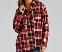 Button Up Fab Flannel Top