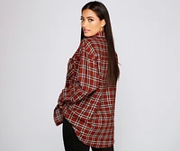 Mad About It Plaid Button Down Shirt