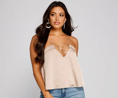Cover Me Luxe Satin Blouse