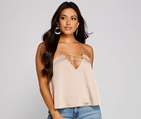 Cover Me Luxe Satin Blouse