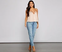 Cover Me Luxe Satin Blouse