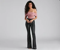 Riviera Draped Corset Top