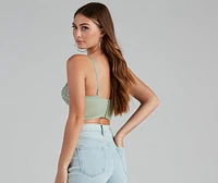 Bead It Embellished Lace Bustier