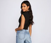 Preppy And Chic Crop Top
