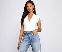 Preppy And Chic Crop Top