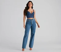 GNO Denim Corset