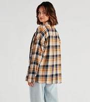 Button Up Fab Flannel Top