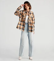Button Up Fab Flannel Top